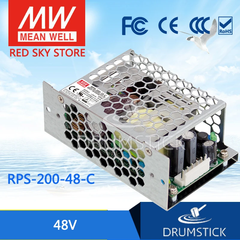 MEAN WELL RPS-200-48-C 48V 4.2A meanwell RPS-200 201.6W Single Output Green Medical Type | Обустройство дома