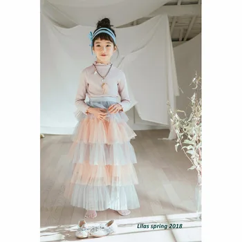 

Girl Princess Skirts New Girl Long Skirts Fashion Kids Tulle Skirt High-quality Goods Children Clothes