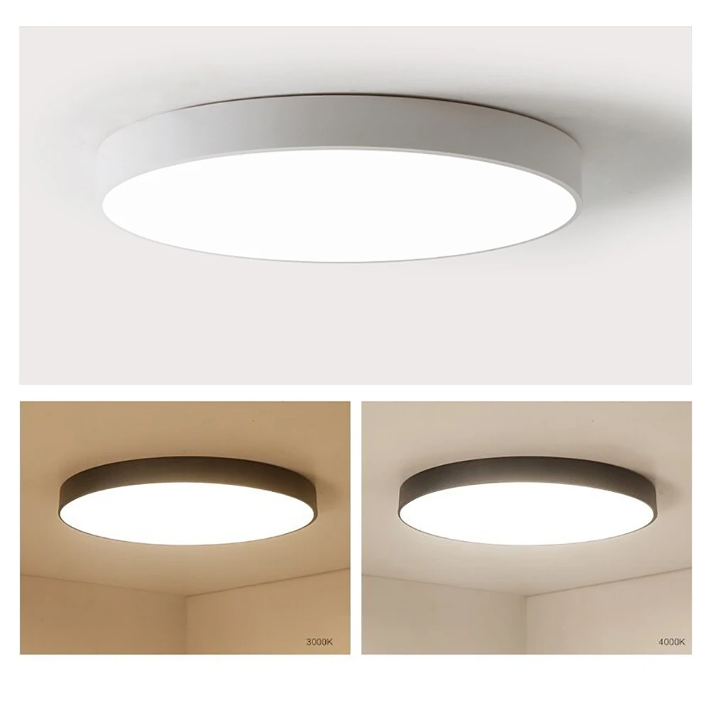 Us 27 93 31 Off 30 5cm Simple Round Ultra Thin Led Ceiling Lights Living Room Lights Led Ceiling Lamp Bedroom Led Ceiling Light Fixtures Modern In