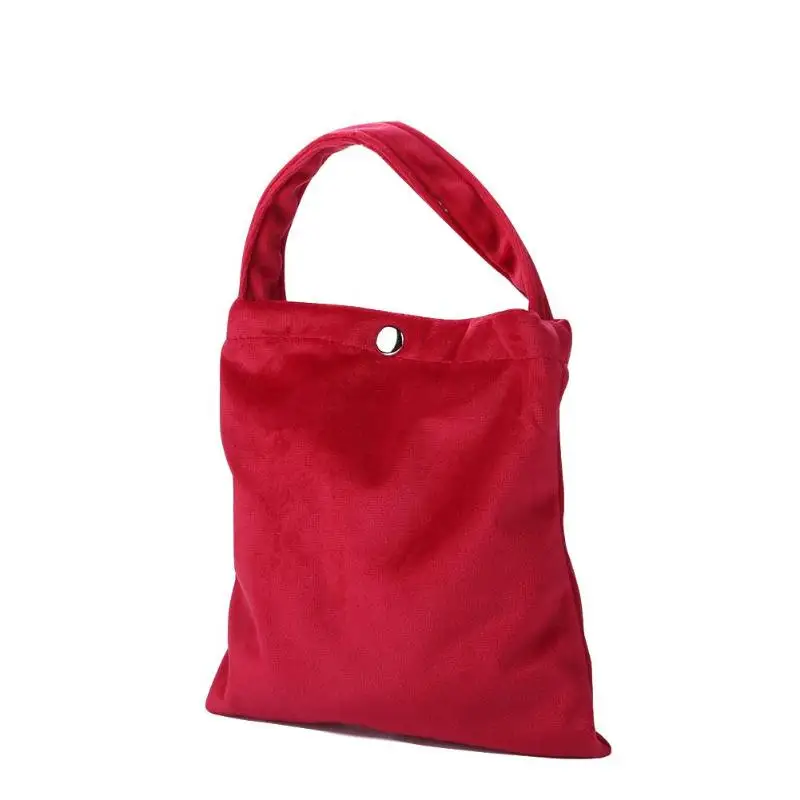 Baby Groceries Toys Portable Smooth Nordic Style Velvet Toy Storage Bag Pretend Play Pocket Handbag Dust Bag