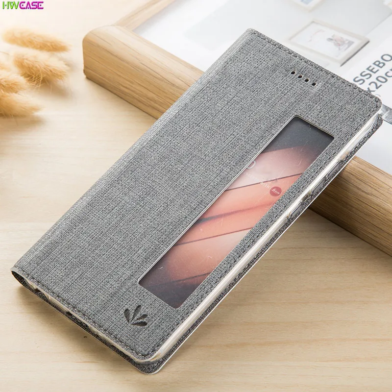 

Automatic Magnet Flip Case For Huawei P20 Pro Cover View Window Sleep Function Phone Case For Huawei P20 Pro Leather Cover Case
