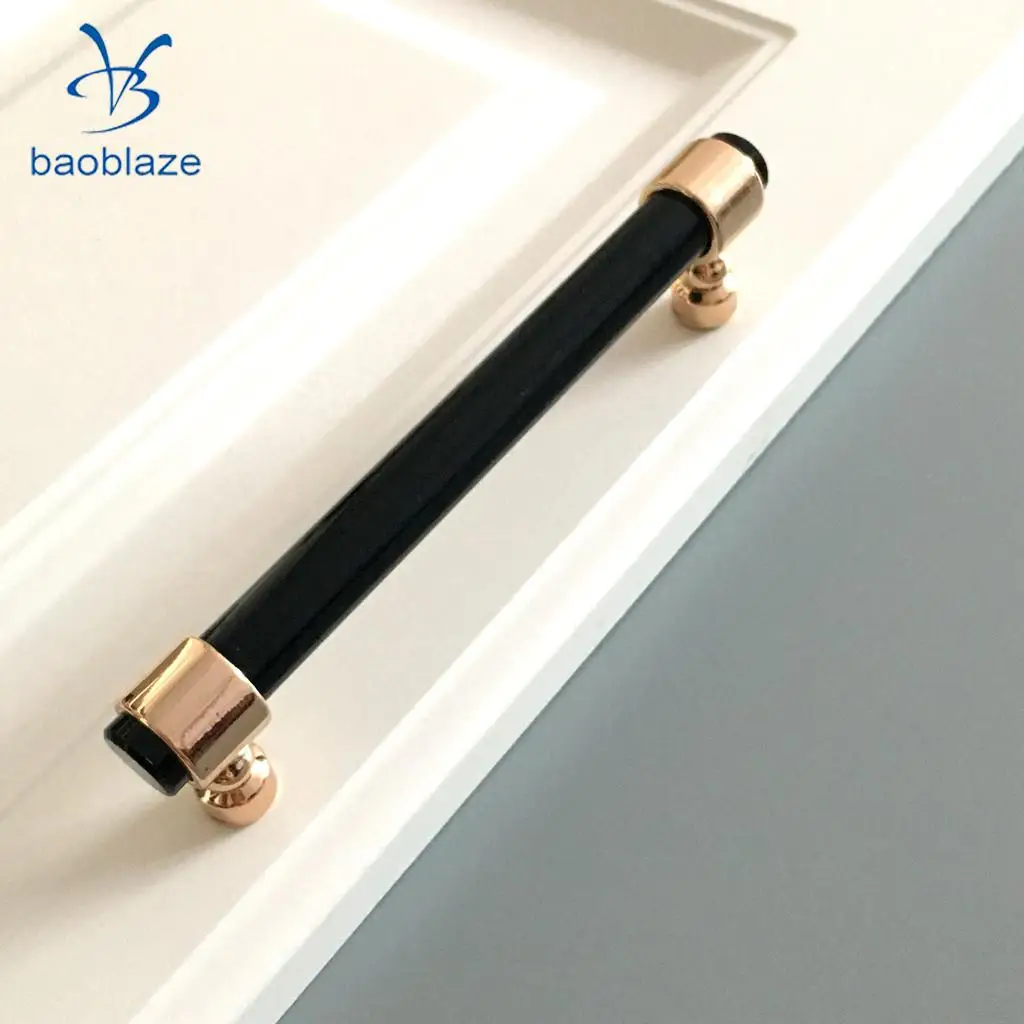 Acrylic Rod Bar Door Handles Drawer Kitchen Cupboard Cabinet Pull Knob Brushed 41mm/81mm/121mm/153mm