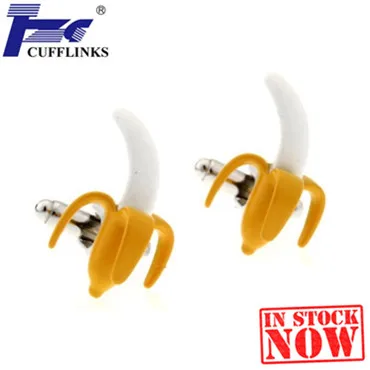 

Banana Cufflink Cuff Link 2 Pairs Free Shipping Promotion