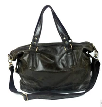 Hot European American Style Big Capacity Coffee Genuine Leather Women handbag Cowhide Fashion Women shoulder bags #VP-B158