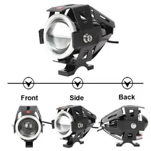 1 шт. 125 Вт U7 светодиодный мотоциклетный ангельские глазки, головной светильник, Точечный светильник, вспомогательный яркий светодиодный велосипедный фонарь, аксессуары, автомобильный рабочий противотуманный светильник
