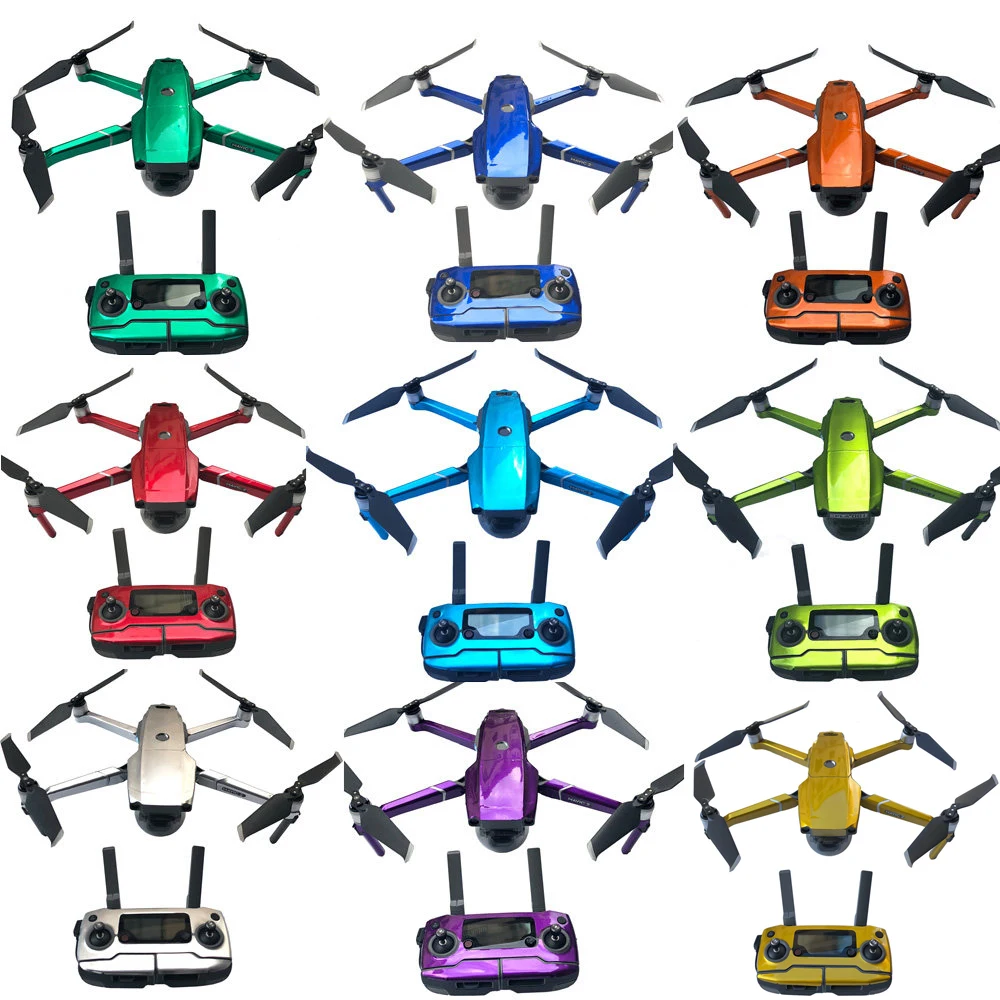 Водонепроницаемая флуоресцентная наклейка для DJI Mavic 2 на корпус аккумулятор