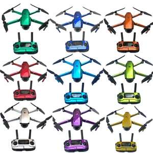 Для DJI Mavic 2 кожи Водонепроницаемый Флуоресцентный стикер тела наклейка рука батарея пульт дистанционного управления полная пленка Mavic 2 аксессуары - изображение