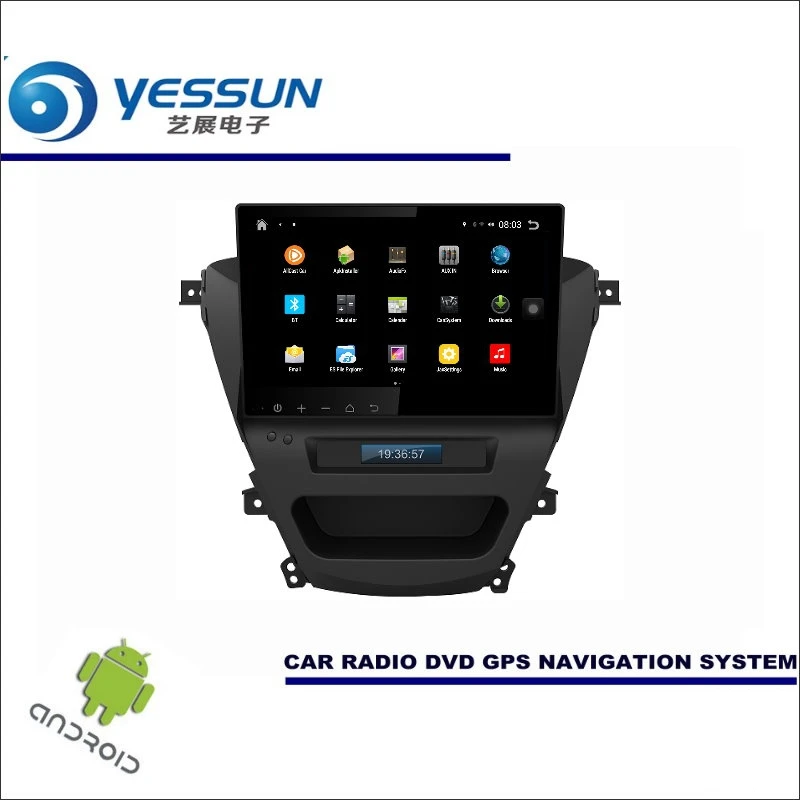 Cheap YESSUN Car Android Player Multimedia For Hyundai Elantra 2013~2015 - Radio Stereo GPS Map Nav Navi ( no CD DVD ) 10.1" HD Screen 2