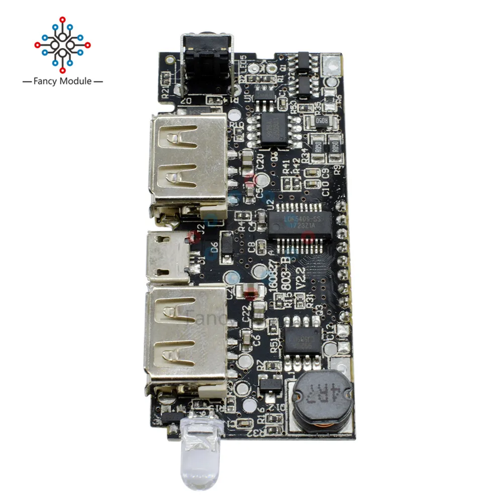 Автоматическая защита! Двойной USB 5V 1A 2.1A Мобильный Внешний аккумулятор 18650