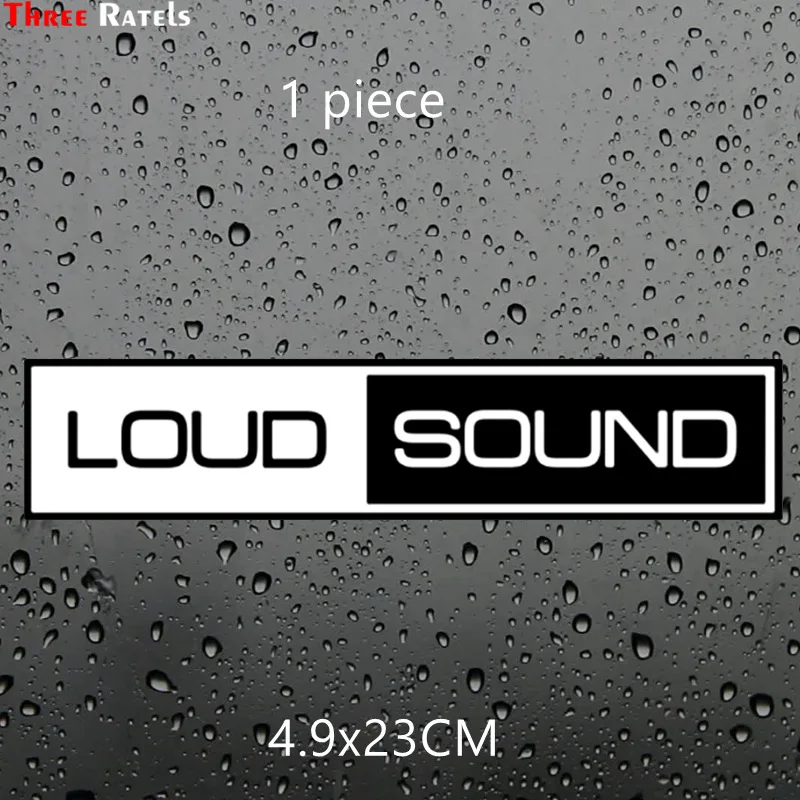 Three Ratels TZ 1406 4.9*23см 1 5 шт полноцветные виниловые наклейки на авто автозвук LOUD SOUND