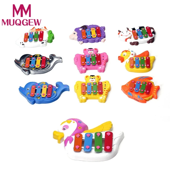 

Newborn Lovely Kids Baby Rattles Musical Educational Animal Developmental Music Bell Toy 4 Tone bebek oyuncak