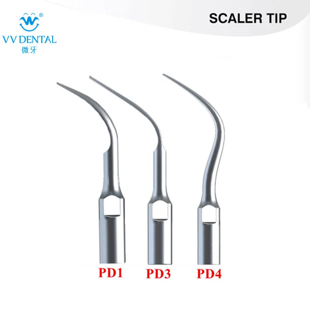 Best Seller Dental scaler tips 3pcs/lot PD1, PD3, PD4 fit SATELEC / DTE / GNATUS dental