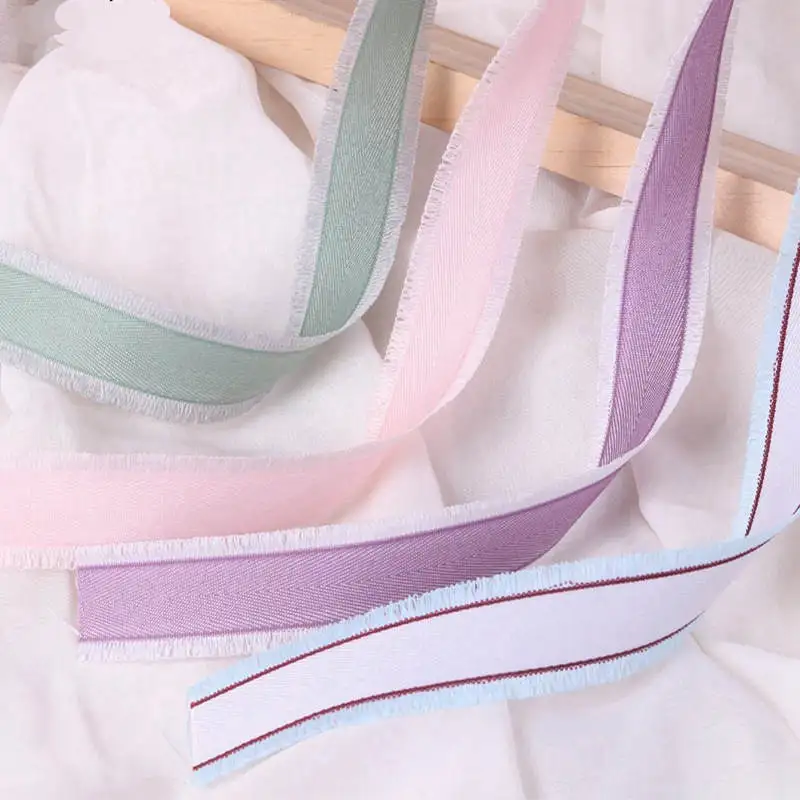

2.6 cm x 18 M / Roll Cotton Polyester Ribbon Webbing DIY Craft Material Bow-knot Garment Home-Textile Accessory Flower Shop Use