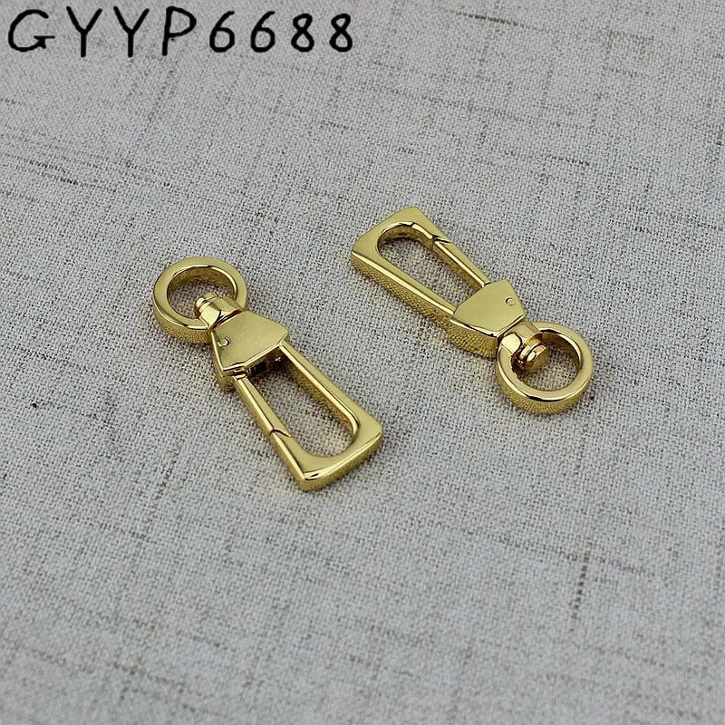 

Hight quality Deep gold Carabines 4pcs 30pcs swivel Clasp Snap hooks thick leather purse bags handbags adjusted parts hardware