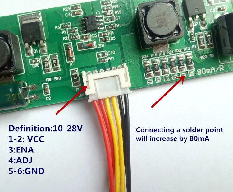 10 шт./лот ca-266s Новый универсальный 32-65 дюймов LED ЖК-дисплей ТВ подсветкой постоянного тока доска 80-480ma выход