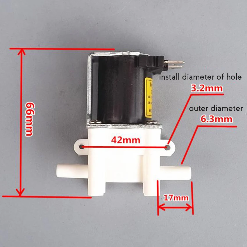 

Solenoid Valve DC 24V Mini Electric Water Valve Normal Close Type Vent /Drain Valve Water Valve Switch Flower Watering Control