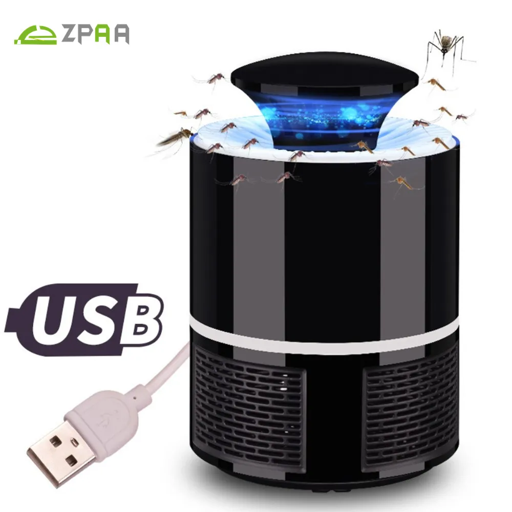 Антимоскитная лампа светодиодный USB Анти Летающая электрическая Москитная лампа для дома УФ светодиодный Жук Zapper москитная ловушка для насекомых