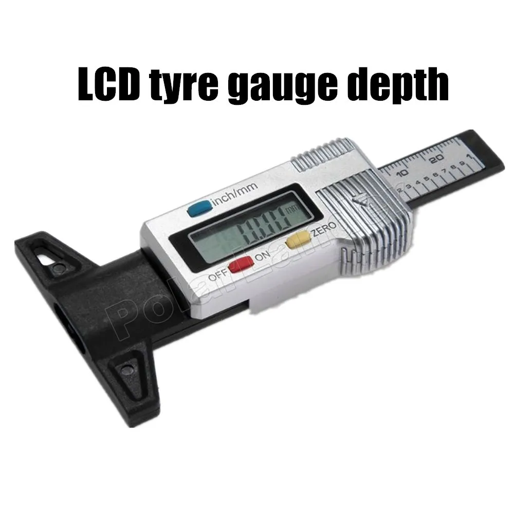 Car Tyre Digital Tread Brake Shoe Gauge Depth Tester Guage Car Tyre Digital Tread Brake Shoe Gauge Depth Tester Guage