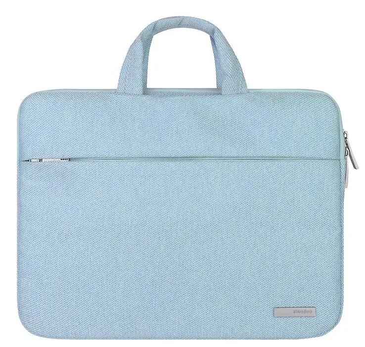 Nylon Laptop Bag Case For Xiaomi Macbook Air Pro 11 12 13 Notebook Handbag for Dell HP Asus Acer Lenovo 13.3 15.6 Surface Pro 4 - Цвет: handbag blue