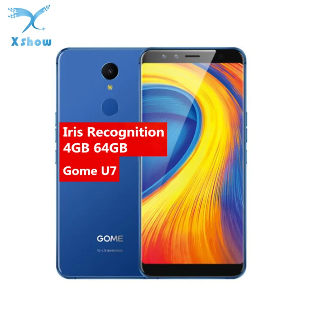 

Original Gome U7 5.99" mobile phone MTK6757CD Octa Core 13MP 4GB+64GB 3050mAh Android 7.1 OTG NFC Fingerprint 4G LTE Cell Phones