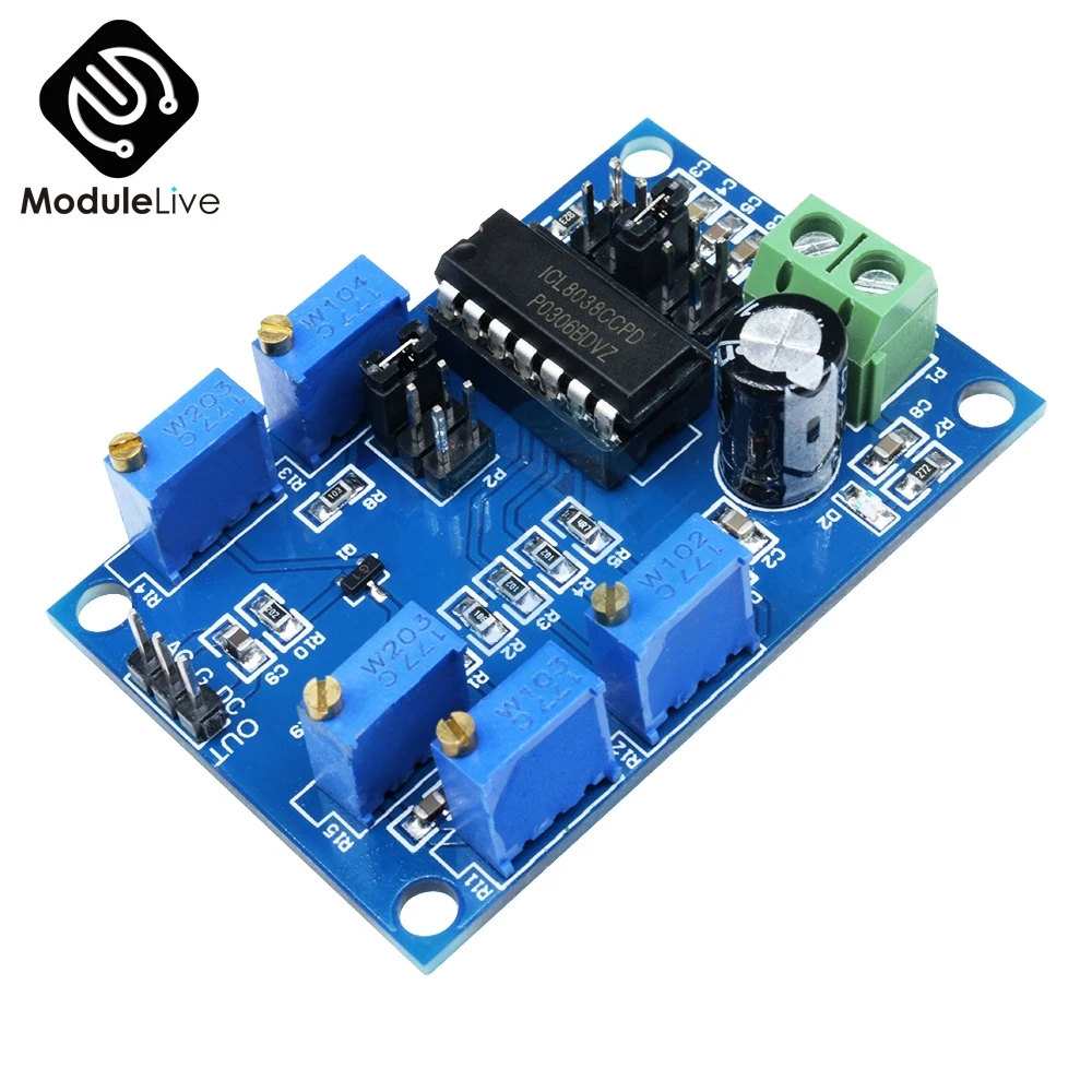 ICL8038 генератор сигналов средней/низкой частоты 10 Гц 450 кГц
