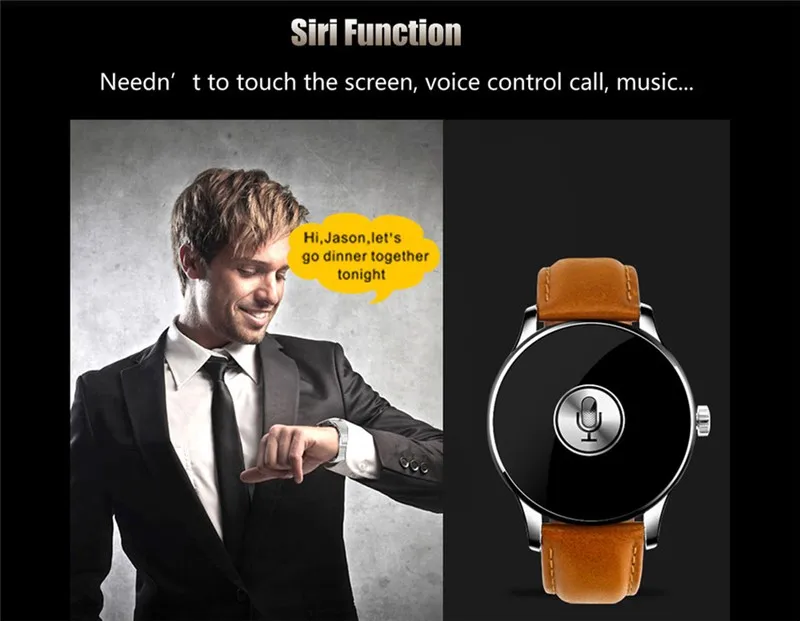 DHL 10 шт./лот умные часы с металлическим браслетом K88H Смарт-часы наручные часы MTK2502 монитор сердечного ритма шагомер набора для IOS и Android