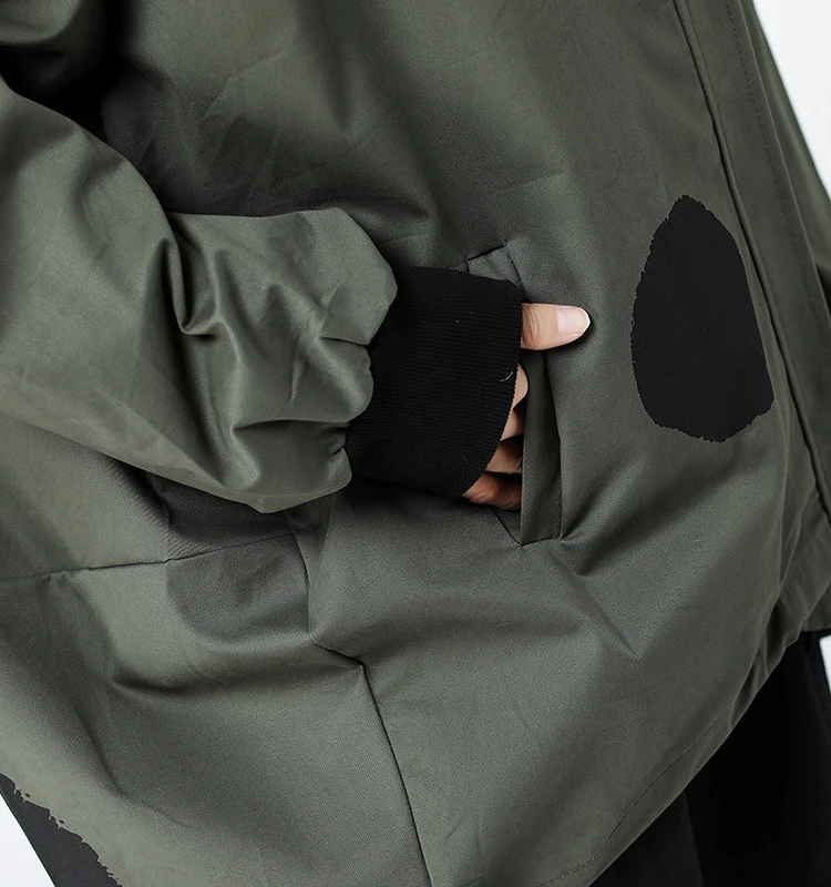 XITAO Polka Dot Irregular Trench Women Korea Fashion New Bat Sleeved Plus Size Hit Color Print 2019 Autumn Elegant Coat LJT3848 XITAO Polka Dot Irregular Trench Women Korea Fashion New Bat Sleeved Plus Size Hit Color Print 2019 Autumn Elegant Coat LJT3848