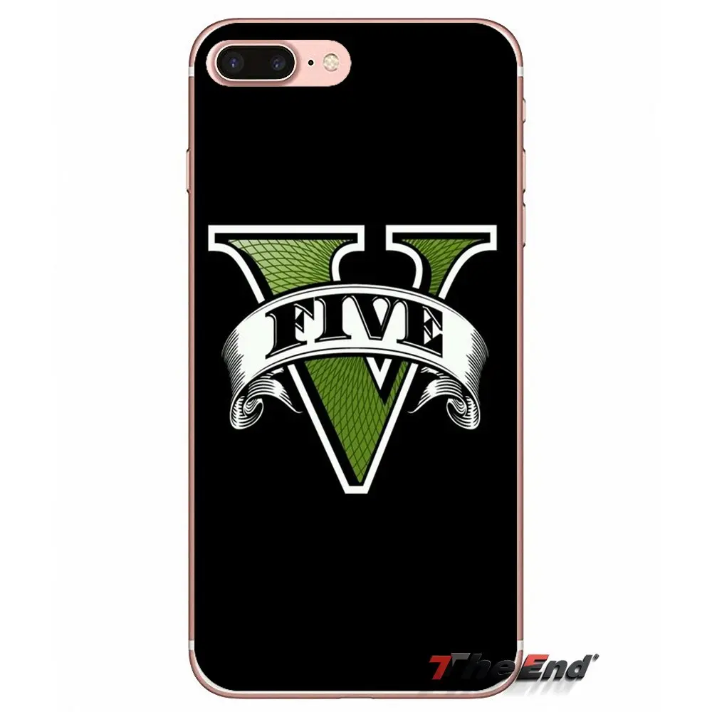 Мобильный телефон чехлы для Apple iPhone X 4 4S 5 5S SE 5C 6 6s 7 8 плюс Plus plus gta grand theft auto san