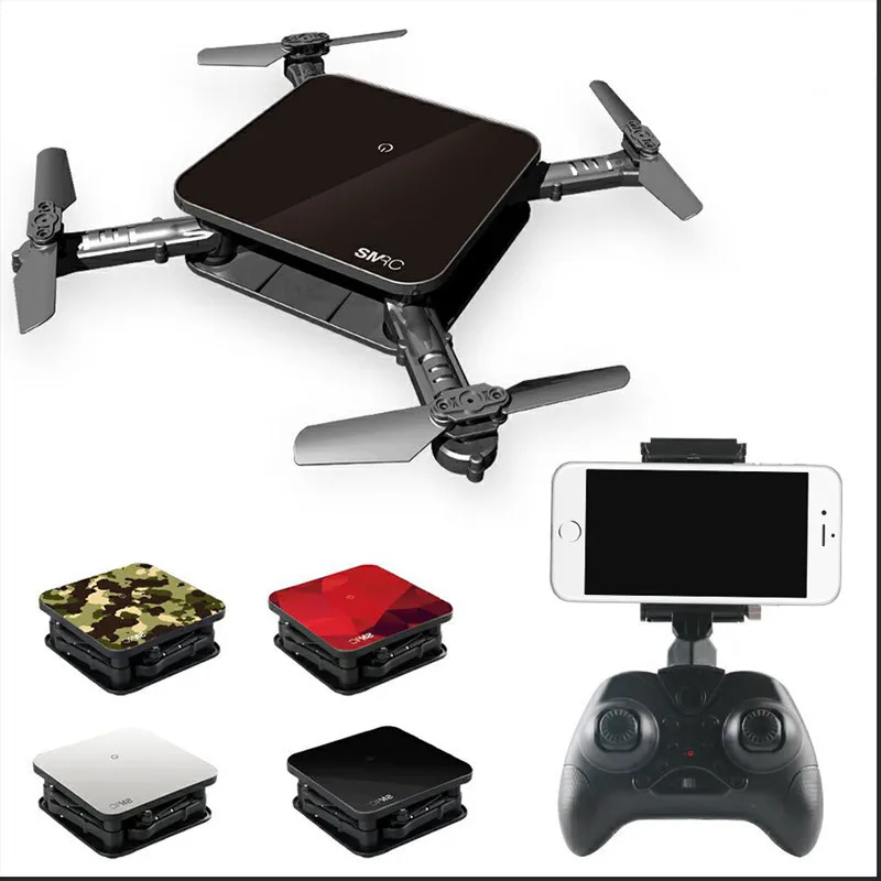 

SMRC S1 Mini Rc Drone With Wifi Camera Pocket Selfie FPV Real Time Folding Helicopter Toys Gift For Kids Children
