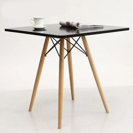 Столы для кафе, мебель из цельного дерева, квадратный круглый стол, сборочный стол, журнальный столик, минималистичный современный 60*46 см/70*73 см