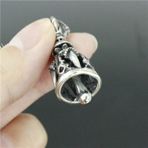 100% Personal Design Punk Bells Pendant 316 Stainless Steel Fashion New Fashion Biker Pendant 4
