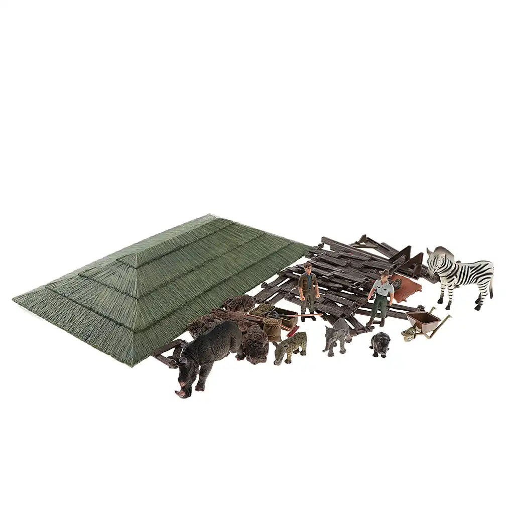 toy zoo buildings