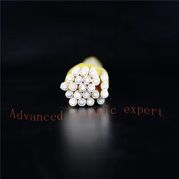 

99.5%Al2O3 High Thermal Corundum Tube OD6.5*ID0.8mm/Round Ten-Bore Alumina Tube/Insulating Ceramics For Thermocouples Sensors