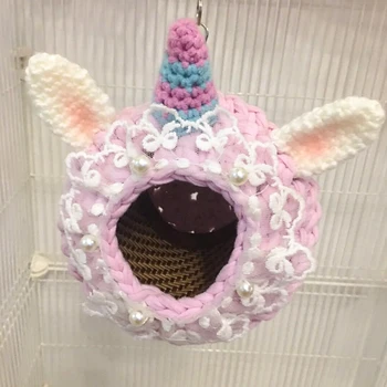 

Honey bag flying supplies cold mat hammock hamster squirrel nest cooling in summer little pet dragon cat golden bea hamster cage