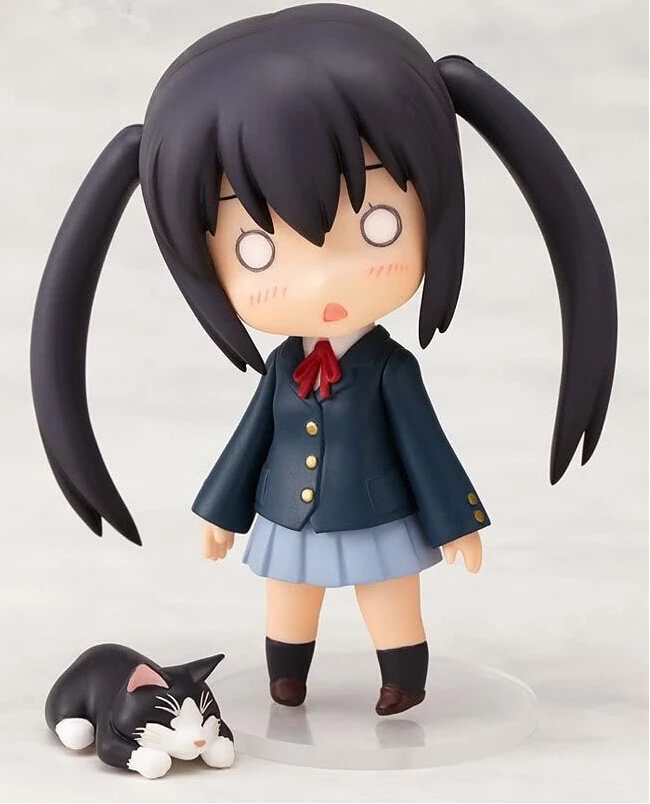 104# Новинка Аниме K-On 2th Azusa Nakano Nendoroid ПВХ фигурка игрушка в коробке Розничная 10 см