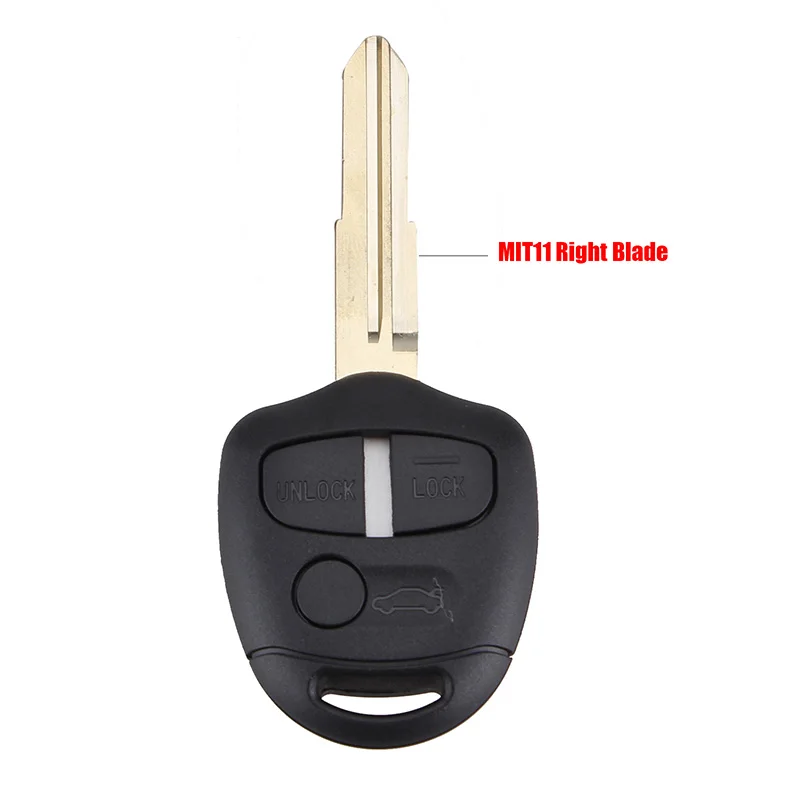 BHKEY 2/3 кнопки дистанционного ключа автомобиля чехол для Mitsubishi Lancer EX Evolution Grandis Outlander ключ оболочки MIT8/MIT11 лезвие