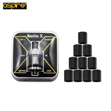 Free 10PCS Nautilus X Drip Tips Aspire Nautilus X Atomizer 2ml Tank Adjustable Top Airflow font