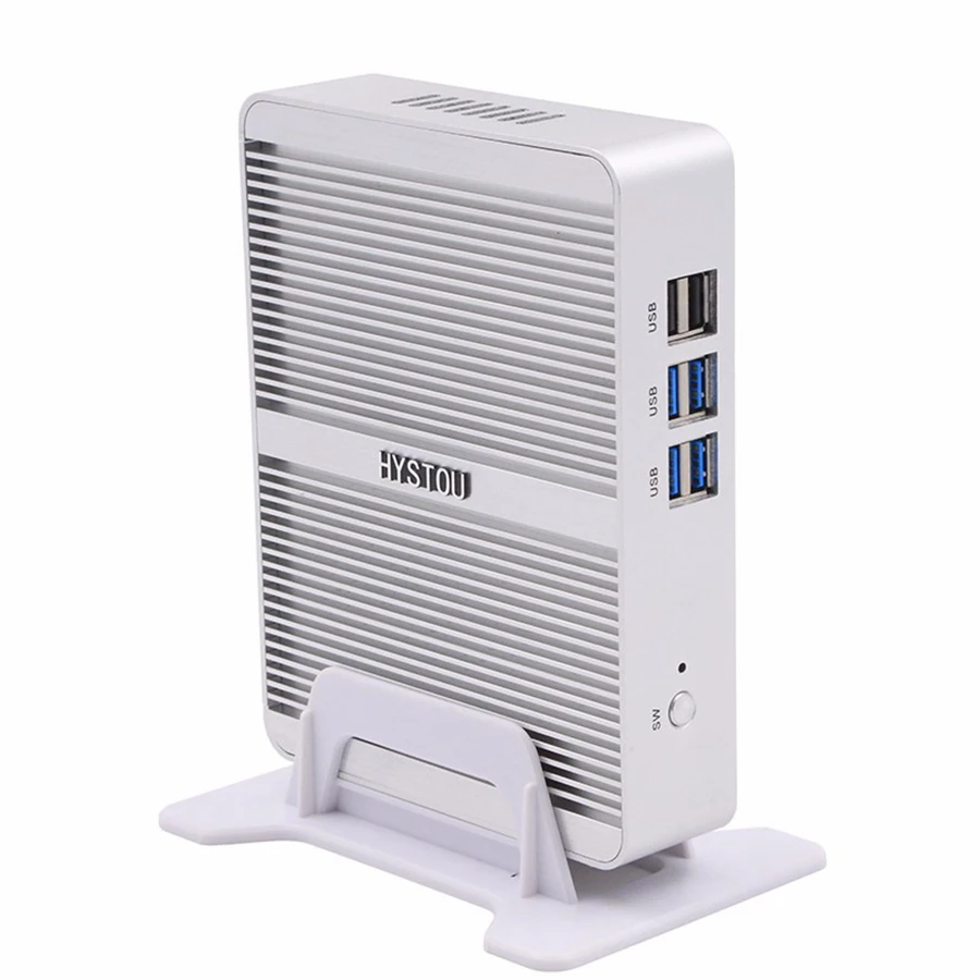 Безвентиляторный мини ПК i3 6100U поддержка DDR4 настольные компьютеры Intel NUC Celeron