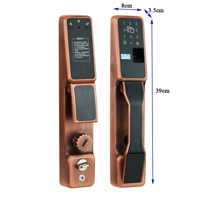 Блокировка отпечатков пальцев автоматический RFID Электрический дом безопасности умный замок электронный биометрический дверной замок идентификация замок
