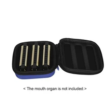 10 отверстий чехол для гармошки рта, чехол для органной коробки, водостойкий ударопрочный для хранения 3 шт гармоник