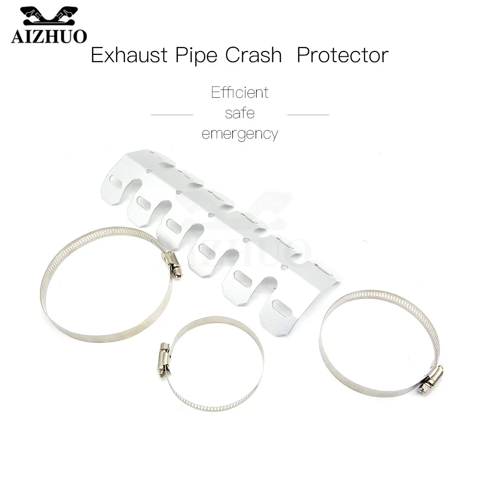 Motorcycle Dirt Bike Exhaust Pipe Crash Protector Heat Shield Cover For HONDA CR CRF SL XR CRM 80 85 125 150 230 250 400 450 650