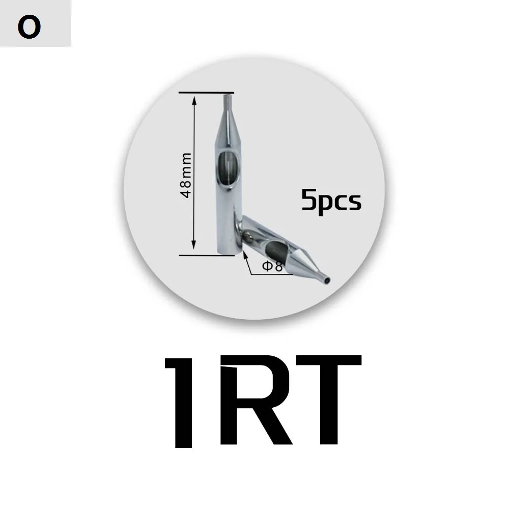 5 шт. RT нержавеющая сталь татуировки Советы Короткие Пластиковые иглы для тату боди-арт поставка
