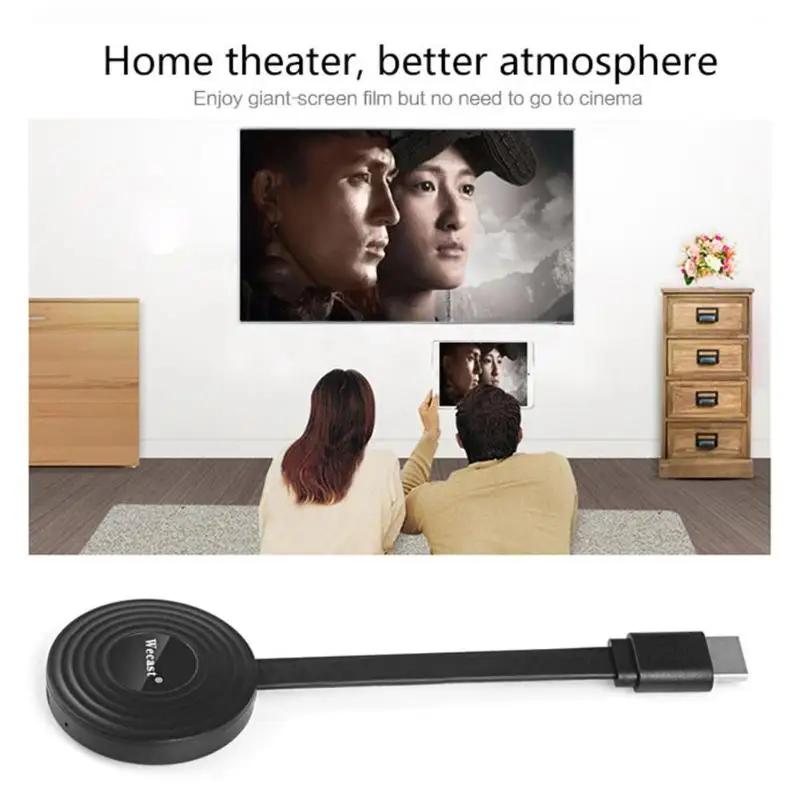 1080P HD TV Wecast E9 Miracast Any Cast беспроводной DLNA AirPlay зеркальный HDMI ТВ стик Wi Fi дисплей