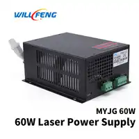 Will Feng MYJG 60w Co2 Laser Power Supply For Co2 Cutter Engraving Machine 60w Co2 Laser Box Use For Laser Tube
