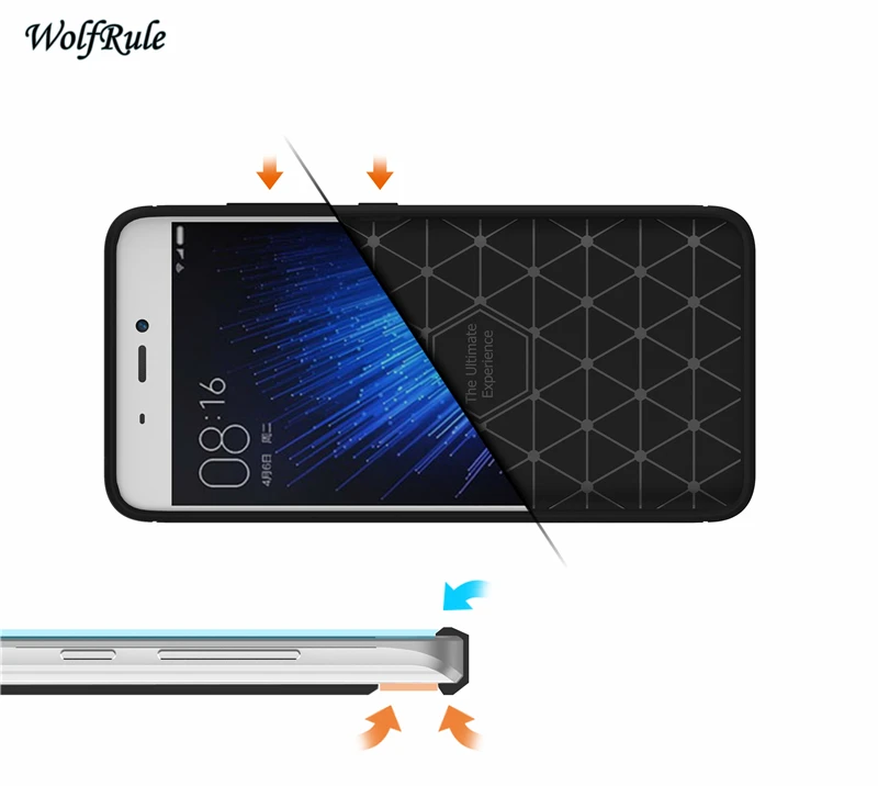 Wolfrole чехол для Xiaomi Mi5 противоударный ТПУ Матовый Бизнес мобильный телефон Mi 5|case for