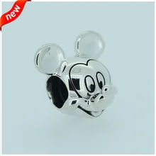 Модные Autentic 925 пробы Серебряный мышь Шарм бусины для DIY Изготовление ювелирных изделий Европейский Pandor ювелирные изделия Шарм