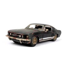 1/24 1967 Ford Mustang GT black Diecast Model Car toy Car Toys For Boys Children Gifts Collections Displays