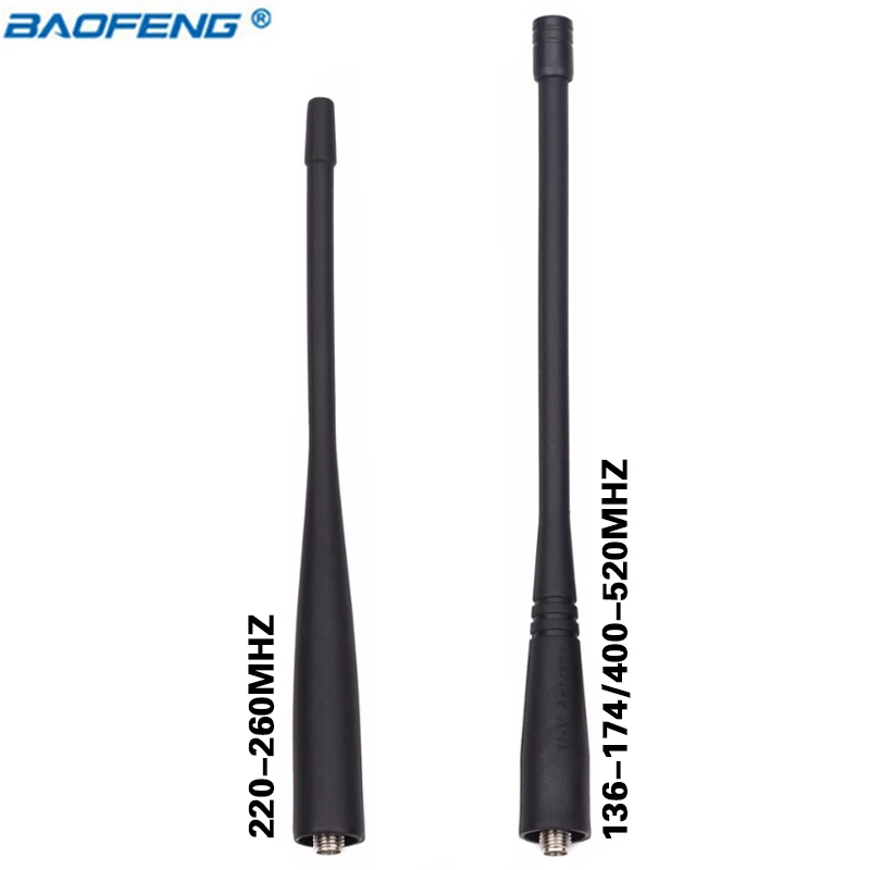 2 шт BaoFeng UV-S9 трехдиапазонная 8 Вт 2 шт антенна VHF UHF 136-174 МГц/220-260 МГц/400-520 МГц 10 км дальняя портативная рация