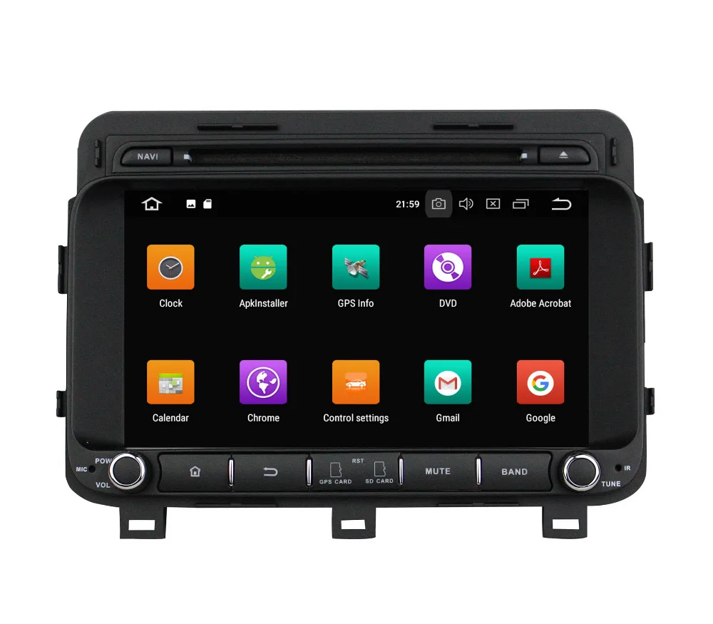 Top Octa Core 4G+32G Android 8.0 Car DVD GPS For KIA K5 2014 2015 with 8" Capacitive Touchscreen Car Radio Stereo Head unit WiFi 4G 2