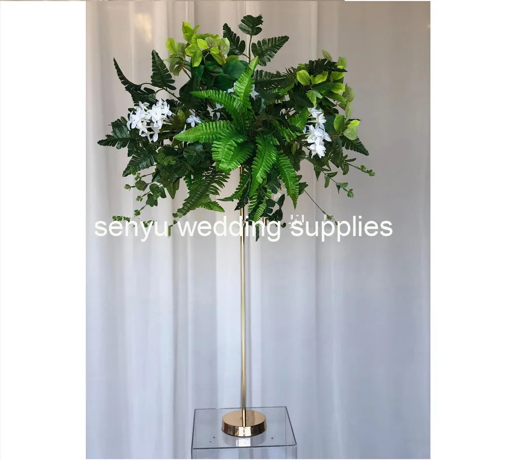 

15pcs )60cm tall )Mermaid Candle Holders Candelabra Tall Table Centerpieces For Wedding Gold Metal Flower Stands senyu0565